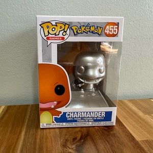 Silver Charmander Funko Pop
